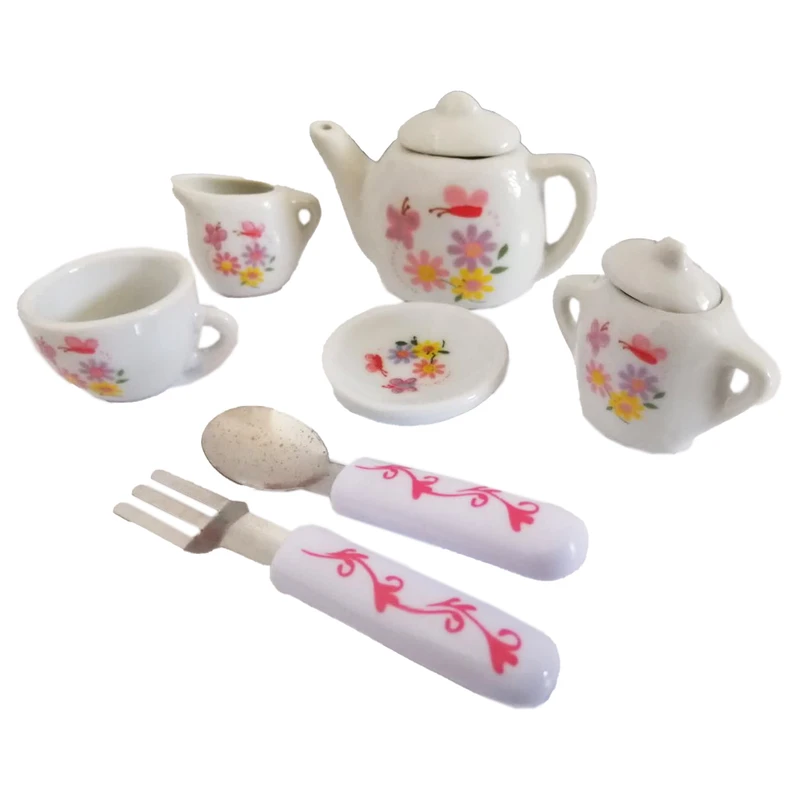 اسباب بازی مدل ست چای خوری چینی مجموعه 7 عددی 