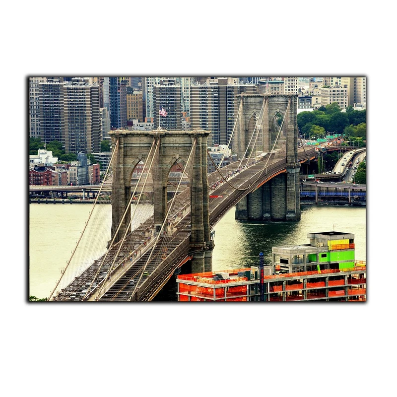 تابلو شاسی بکلیت طرح منظره شهری پل بروکلین مدل SH-S2818