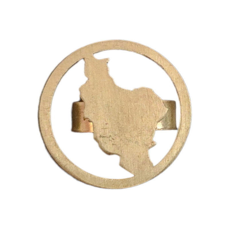 انگشتر دخترانه مدل برنجی طرح ایران کد 02 انگشتر دخترانه مدل برنجی طرح ایران کد 02