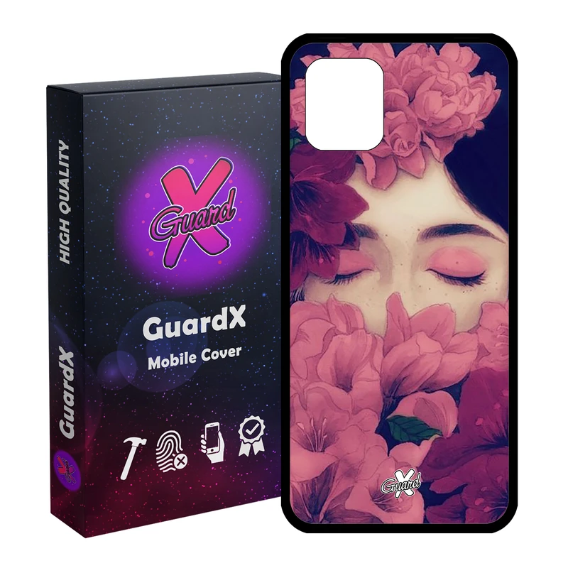 کاور گارد ایکس طرح Girl مدل Glass10027 مناسب برای گوشی موبایل سامسونگ Galaxy Note 10 Lite