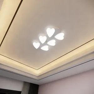 لوستر سقفی 6 شعله مدل قلب