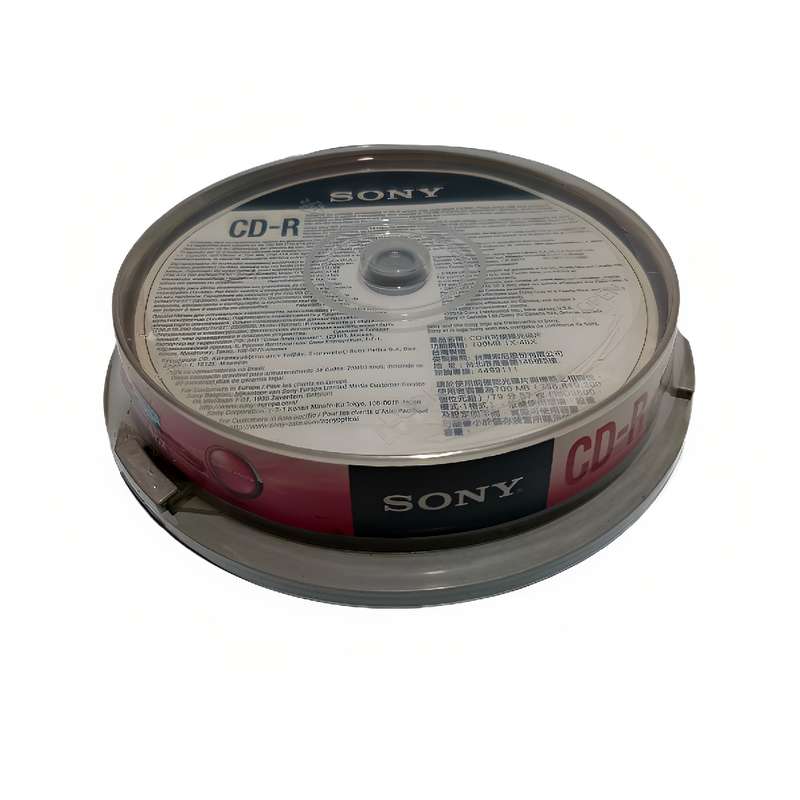 سی دی خام سونی مدل CD_R بسته ده عددی سی دی خام سونی مدل CD_R بسته ده عددی
