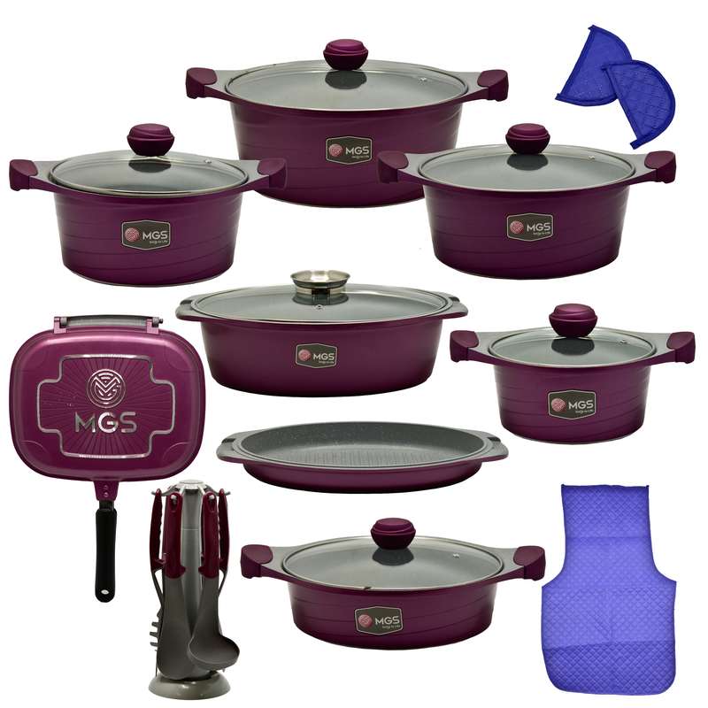 سرویس پخت و پز 25 پارچه ام جی اس کره ای B کد 800077