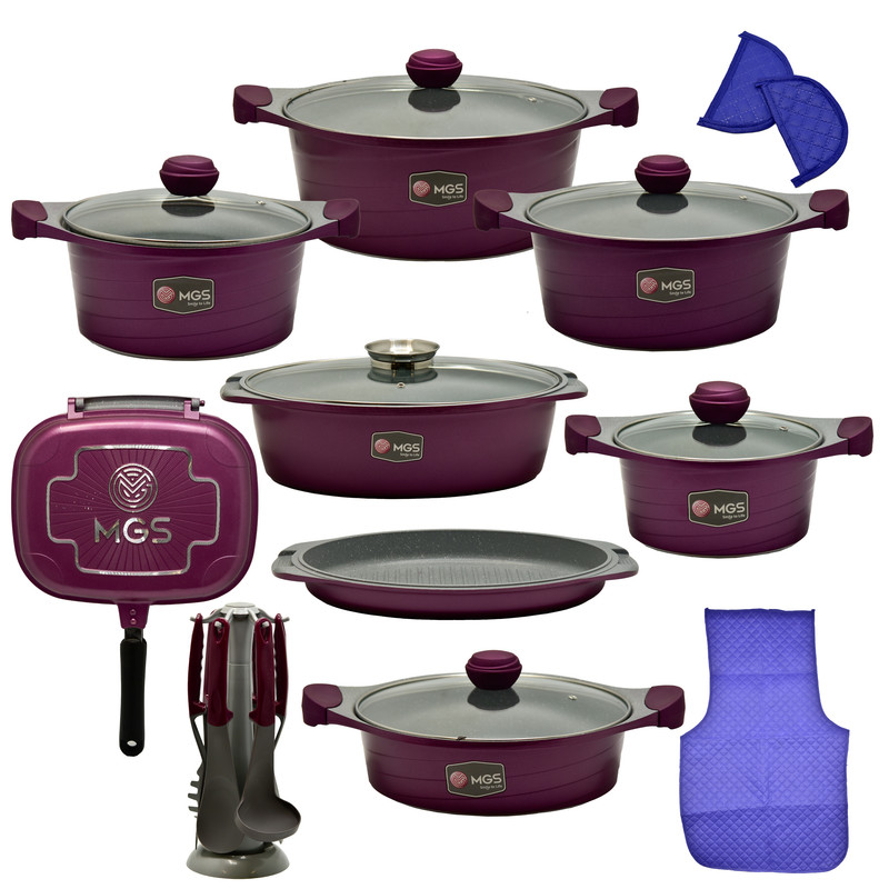 سرویس پخت و پز 25 پارچه ام جی اس کره ای B کد 800077