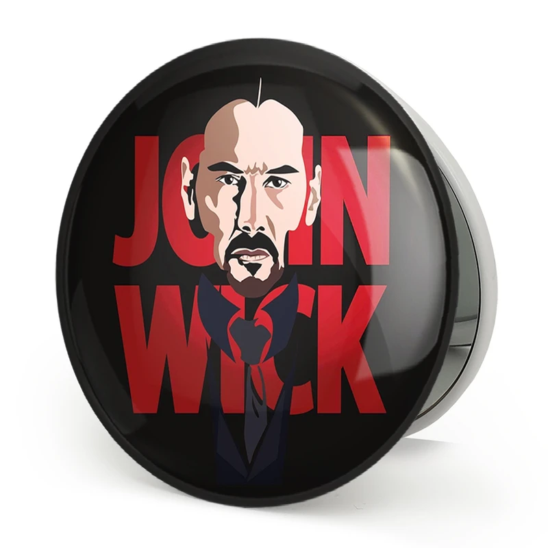 آینه جیبی خندالو طرح جان ویک John Wick مدل تاشو کد 28566