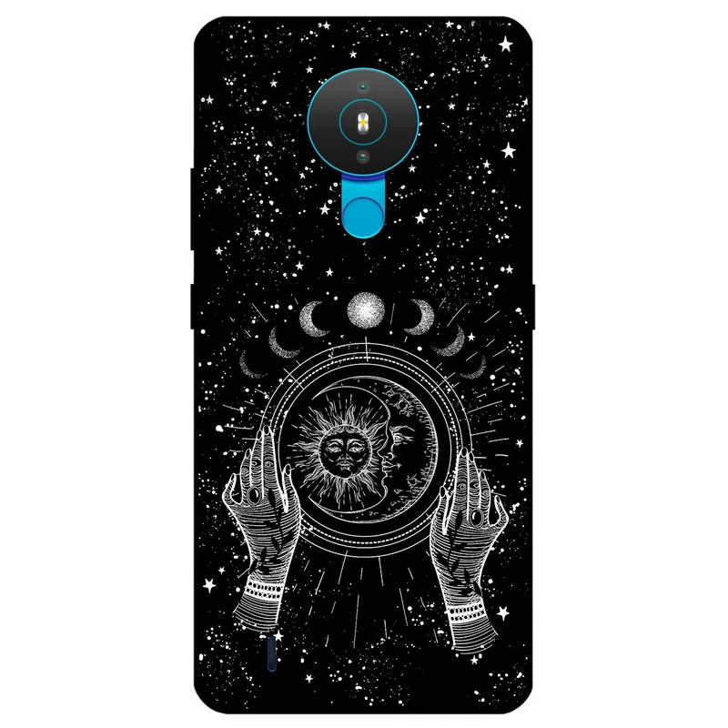 کاور مگافون طرح ماه و خورشید مدل 1892 مناسب برای گوشی موبایل نوکیا 1.4     
