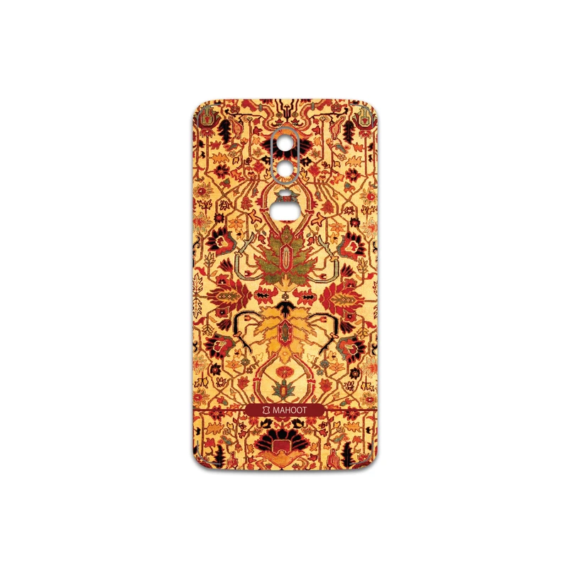 برچسب پوششی ماهوت مدل Persian-Carpet-Yellow مناسب برای گوشی موبایل وان پلاس 6