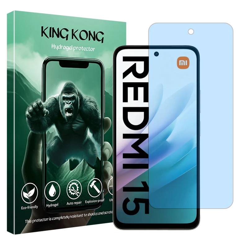 محافظ صفحه نمایش مات ضد اشعه آبی کینگ کونگ مدل Tough مناسب برای گوشی موبایل شیائومی Redmi 15 4G