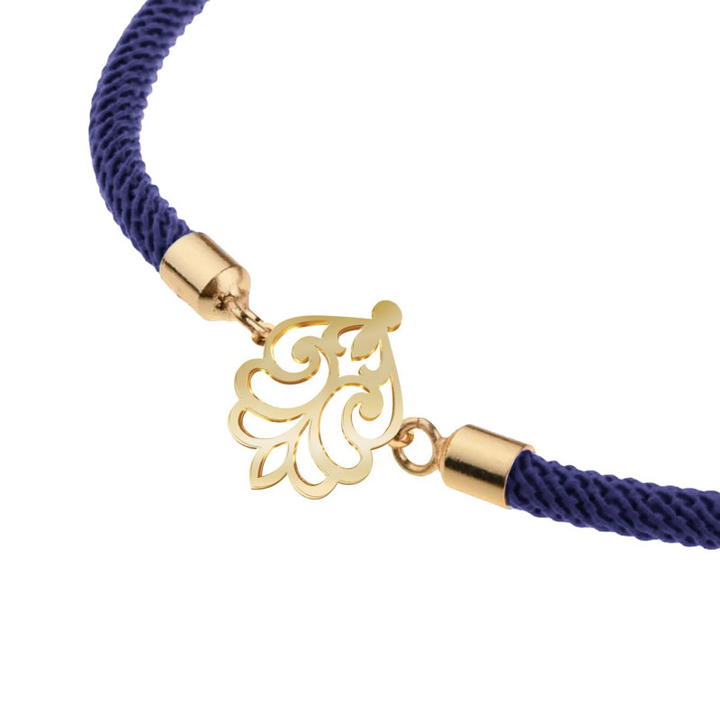 دستبند طلا 18 عیار زنانه مدوپد مدل اسلیمی کد D15-10603