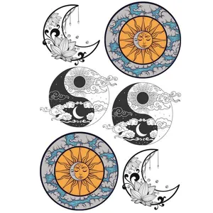 تتو موقت مدل Moon کد 028