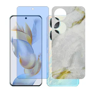 Glass together model blue cut screen protector suitable for Honor 90 mobile phone with back cover sticker