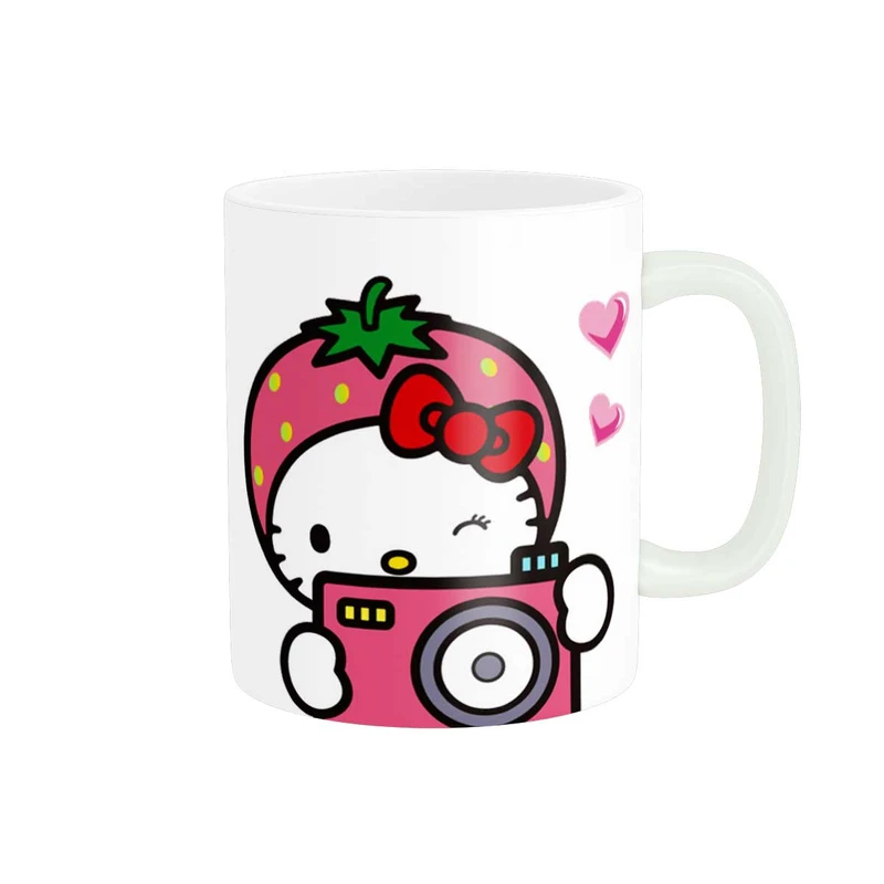 ماگ پاد آفرین طرح کارتون هلو کیتی hello kitty کد 3155