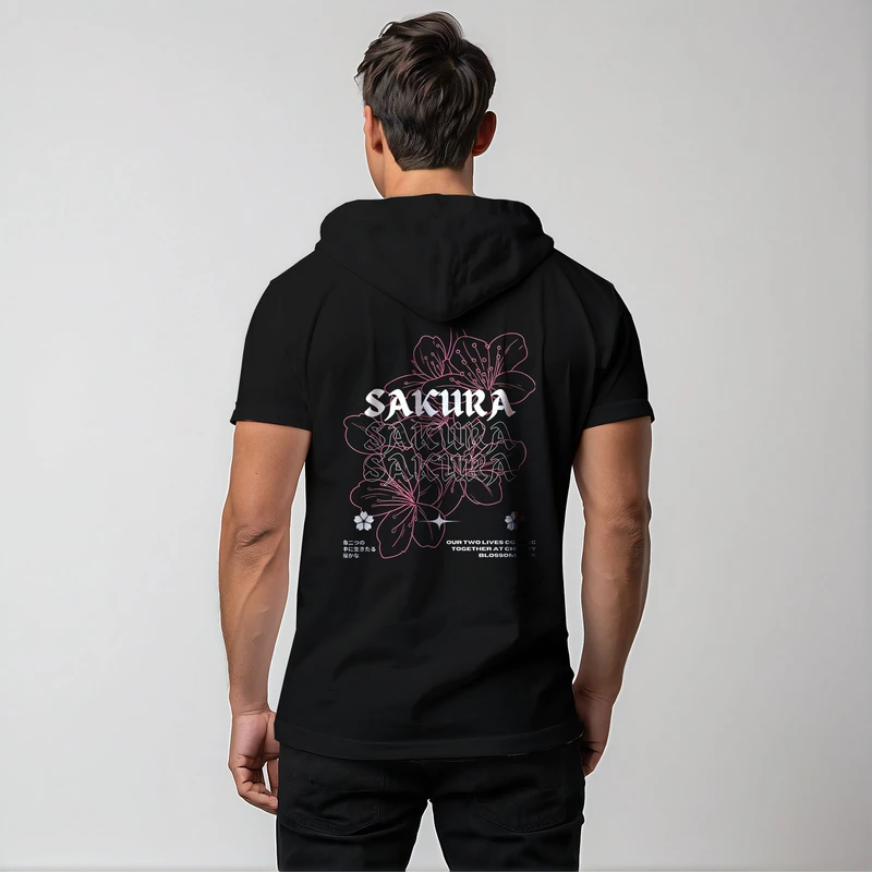 تی شرت کلاه دار مردانه مدل 14021201a