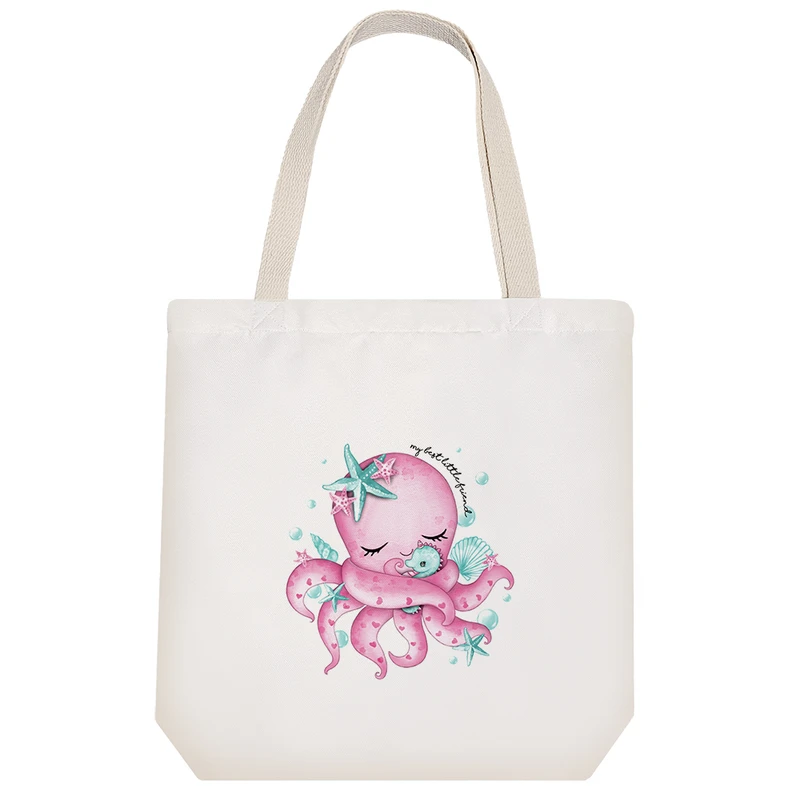 ساک خرید خندالو طرح هشت پا بامزه کد H297