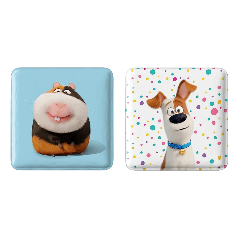 مگنت خندالو طرح زندگی پنهان حیوانات خانگی کد 1066510662 مجموعه 2 عددی