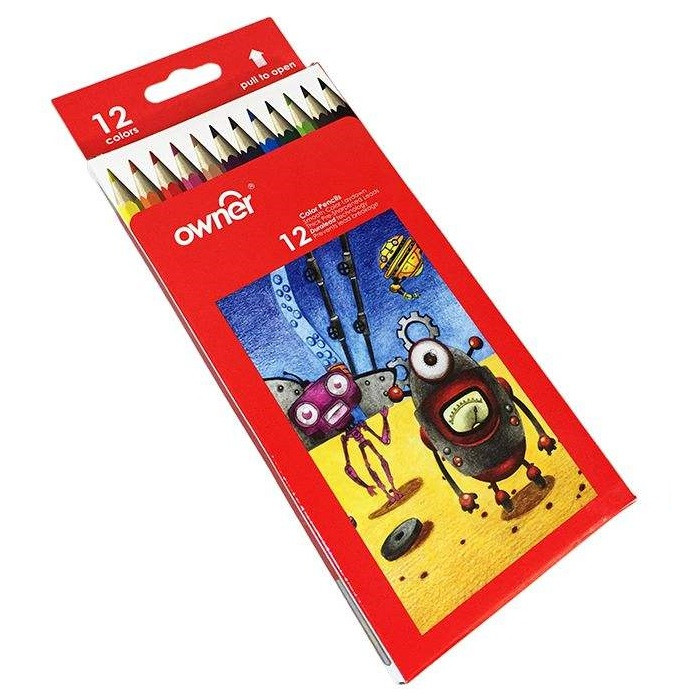 مداد رنگی 12 رنگ اونر مدل F-141612