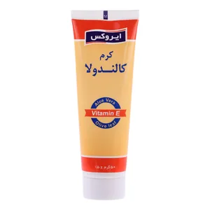کرم مرطوب کننده دست و صورت ایروکس مدل Calendoola مناسب برای انواع پوست وزن 50 گرم