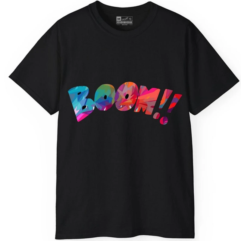 تی شرت آستین کوتاه مردانه پاد آفرین مدل کلمه انگلیسی کد 87