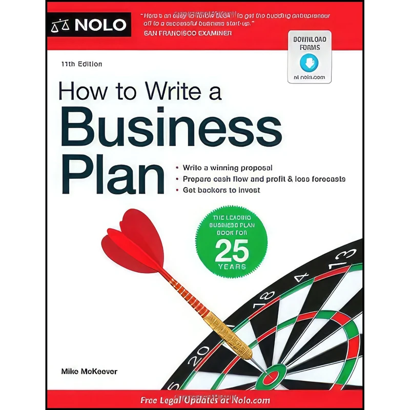 کتاب How to Write a Business Plan اثر Mike P. McKeever انتشارات NOLO