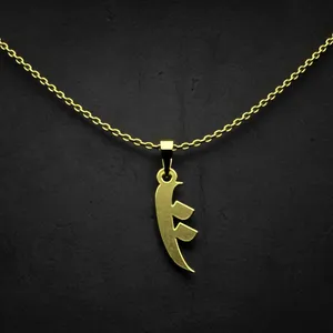گردنبند طلا 18 عیار زنانه مدوپد مدل حرف ت کد I2-1-1688