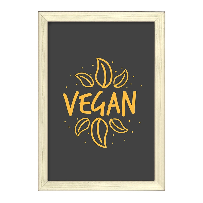 تابلو خندالو طرح وگن Vegan کد 31127