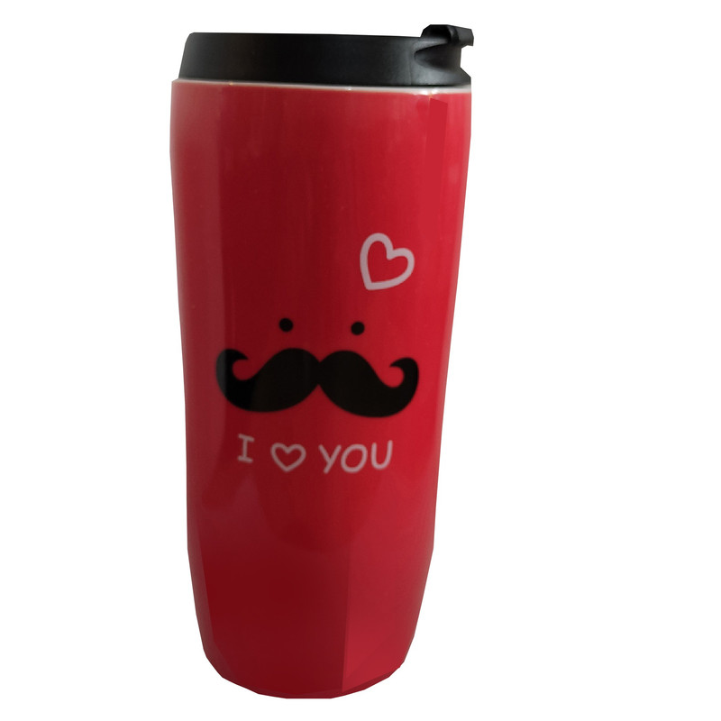 تراول ماگ مدل I love you گنجایش 0.5 لیتر