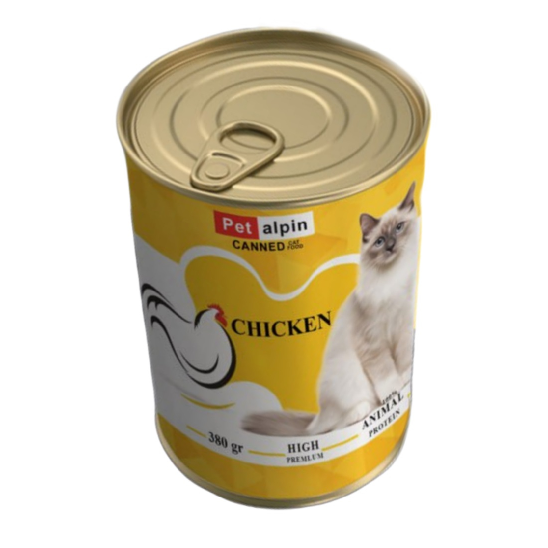 کنسرو گربه پتالپین مدل مرغ وزن 380 گرم