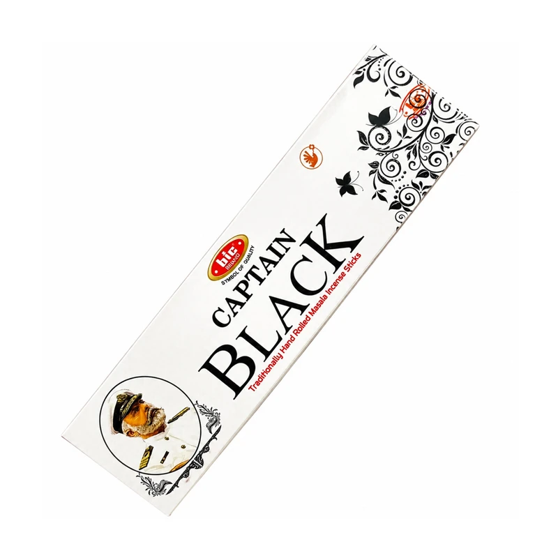 عود دست‌ساز بیک مدل کاپیتان بلک Capitan Black رایحه کاپیتان بلک بسته 20 عددی