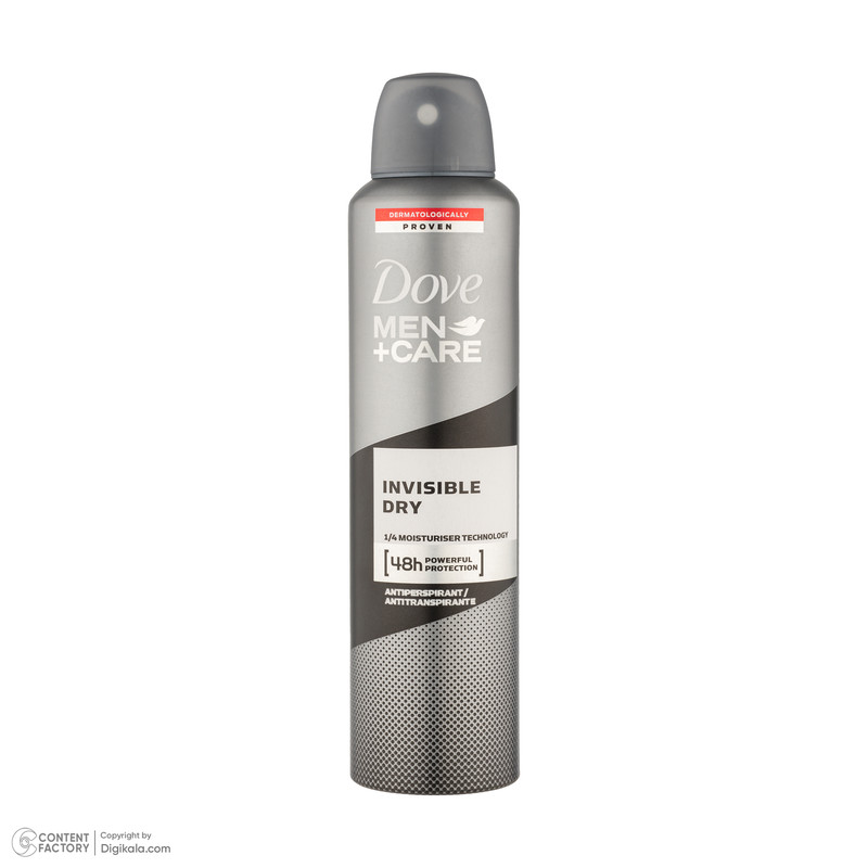 اسپری ضد تعریق مردانه داو مدل Invisible dry حجم 250 میلی لیتر  - ساخت انگلیس اورجینال در ارزانترین فروشگاه اینترنتی ایران ارزان