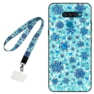 Megafone Snow Flake 0014 Cover For LG K50 S Mobile Neckband 