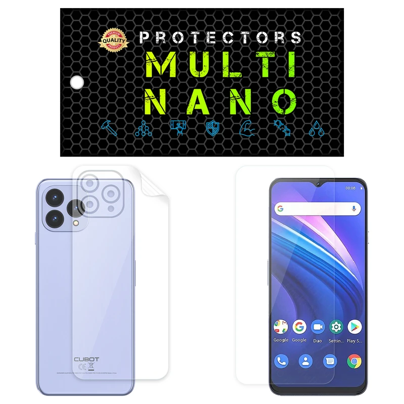 محافظ صفحه نمایش مولتی نانو مدل X-SFT مناسب برای گوشی موبایل کوبوت P80 به همراه محافظ پشت