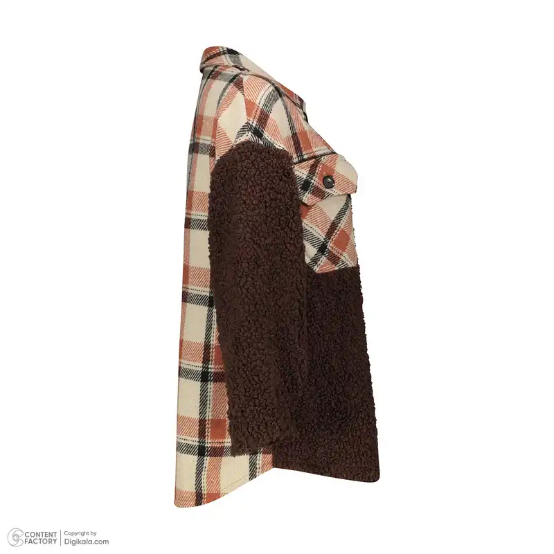 پالتو زنانه نیزل مدل 0136-026 رنگ قهوه ای