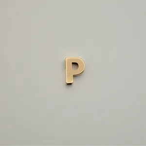 آویز گردنبند طلا 18 عیار زنانه مدل حرف P