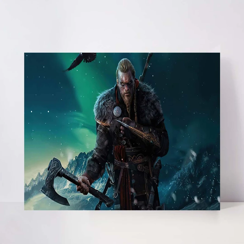تابلو شاسی مدل assassins creed valhalla game کد S-10038