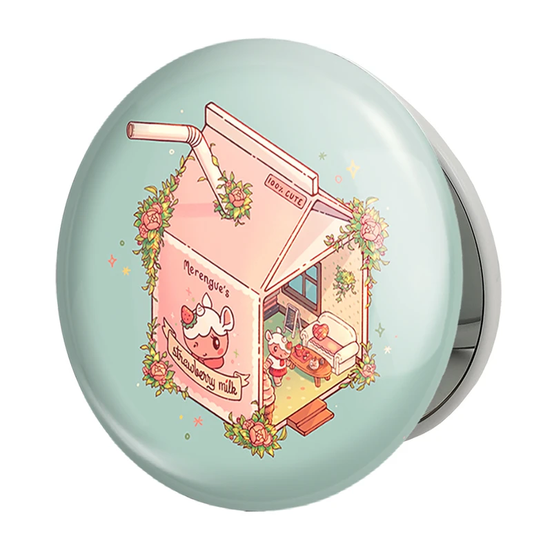 آینه جیبی خندالو طرح بازی انیمال کراسینگ (Animal Crossing) مدل تاشو کد 32656