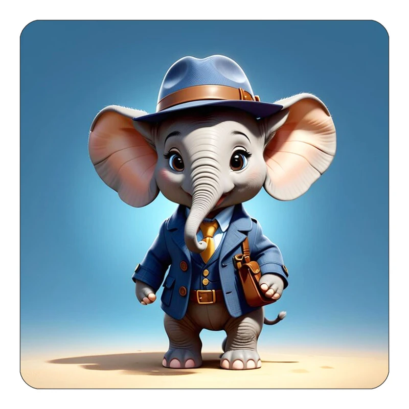 مگنت کاکتی طرح حیوانات کارتونی مدل mp28370