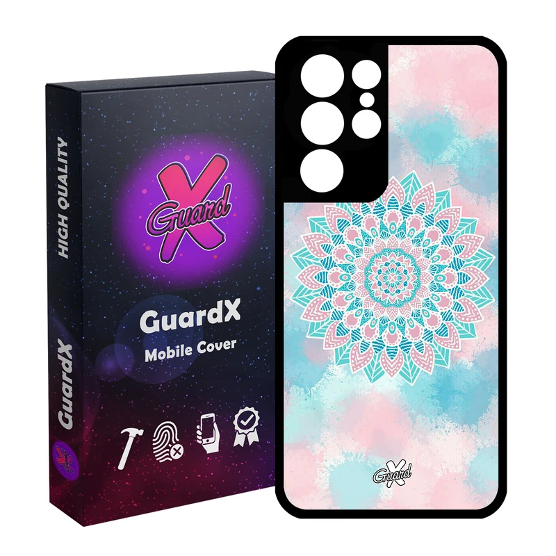 کاور گارد ایکس طرح ماندالا مدل Glass10065 مناسب برای گوشی موبایل سامسونگ Galaxy S21 Ultra
