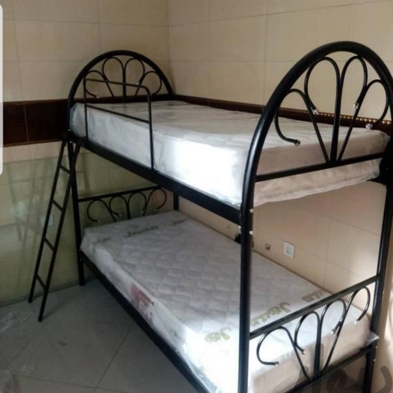 تخت خواب دو طبقه مدل طاووس سایز 200 × 90 سانتی متر