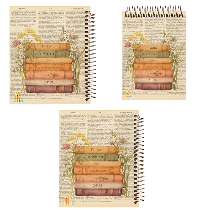 دفتر 100 برگ بانیبو مدل کتابی کد 2717 مجموعه 3 عددی