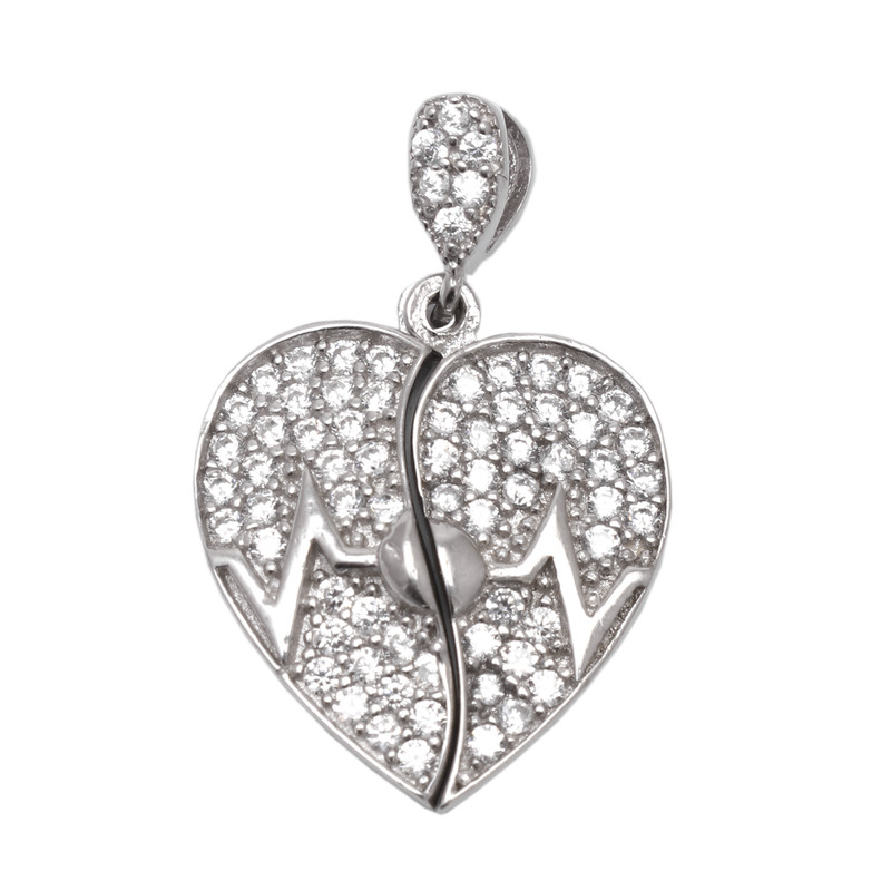 آویز گردنبند نقره زنانه مدل GTA-572 آویز گردنبند نقره زنانه مدل GTA-572