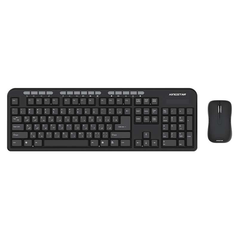 کیبورد و ماوس بی سیم کینگ استار مدل KBM265W کیبورد و ماوس بی سیم کینگ استار مدل KBM265W