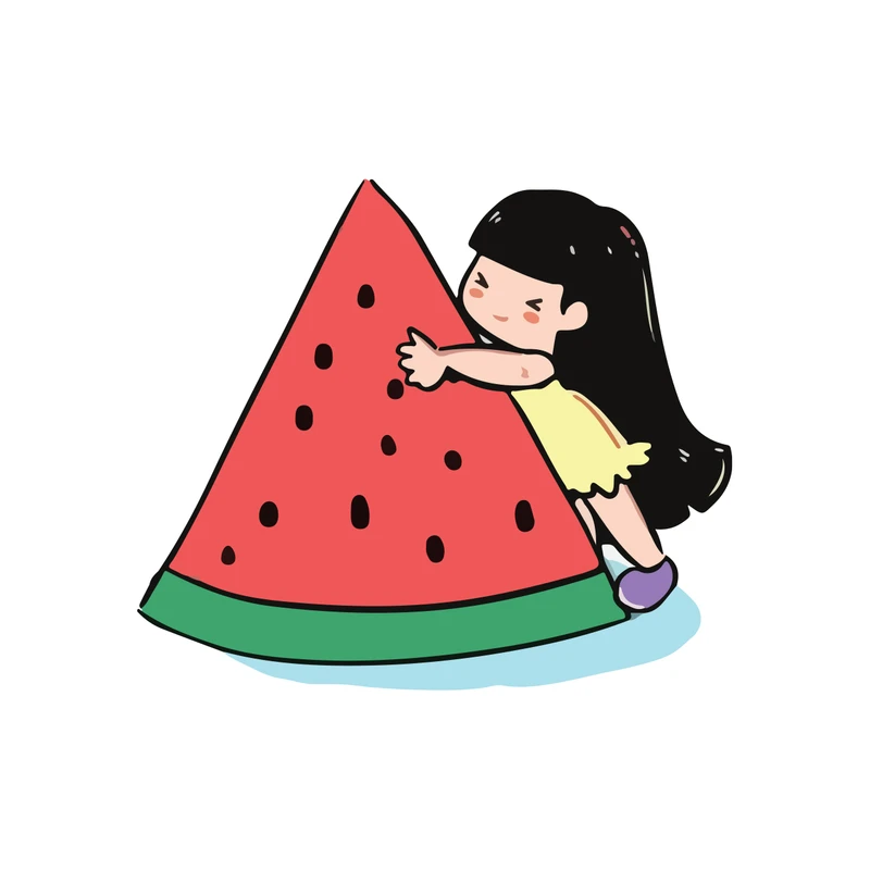 برچسب لپ تاپ پویا مارکت طرح عشق هندونه کد 1588