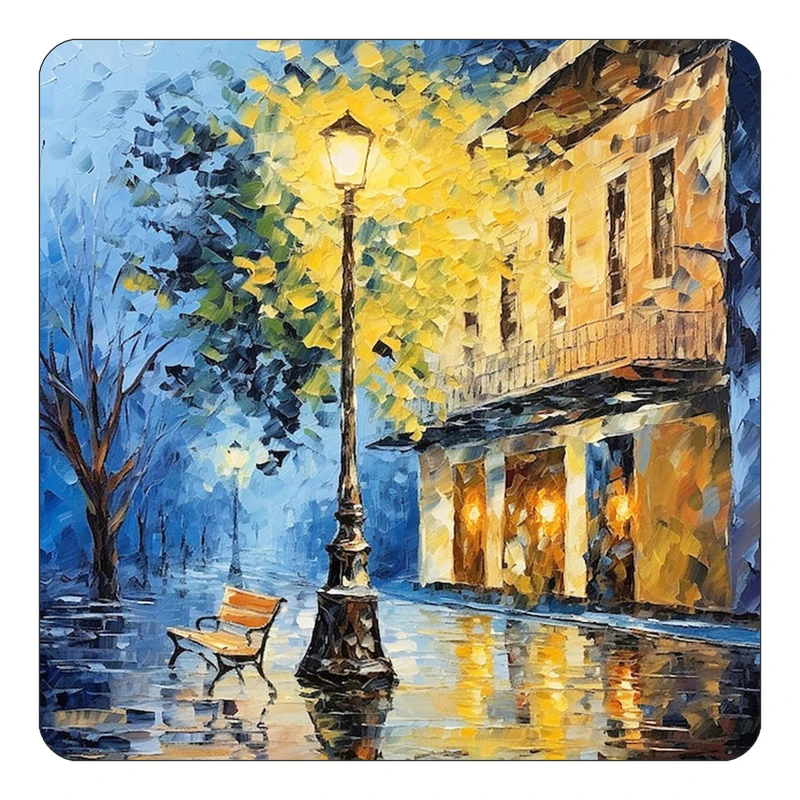 مگنت کاکتی طرح نقاشی رنگ روغن مدل mp73178