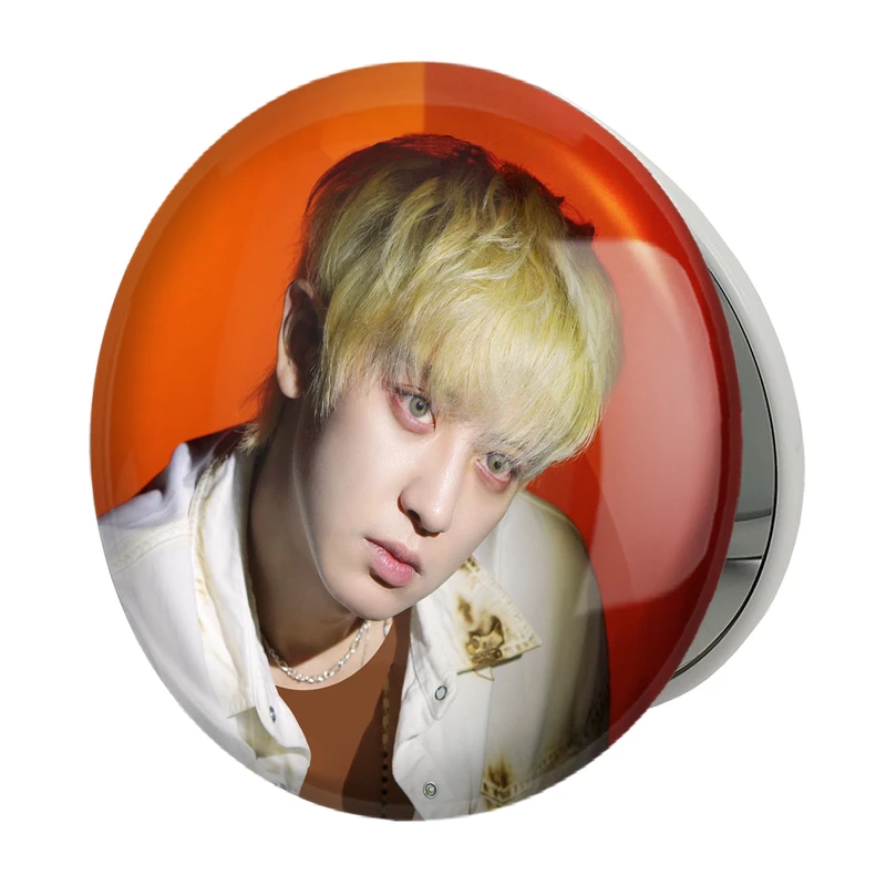 آینه جیبی خندالو طرح چانیول گروه اکسو EXO مدل تاشو کد 16833 