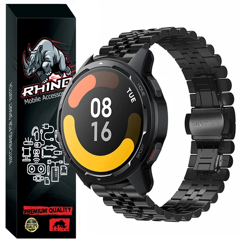 بند راینو مدل 5Bead مناسب برای ساعت هوشمند شیائومی S1 Active