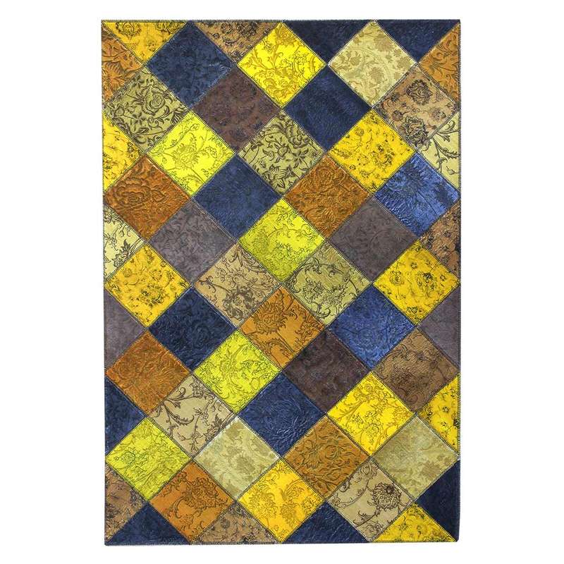 فرش پارچه ای مدل چهل تیکه کد 104