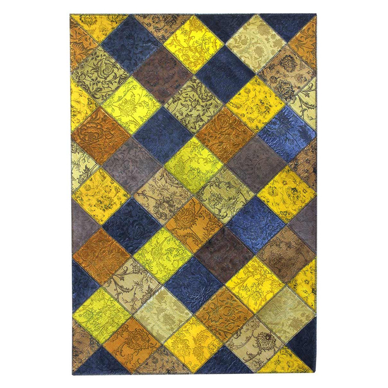 فرش پارچه ای مدل چهل تیکه کد 104