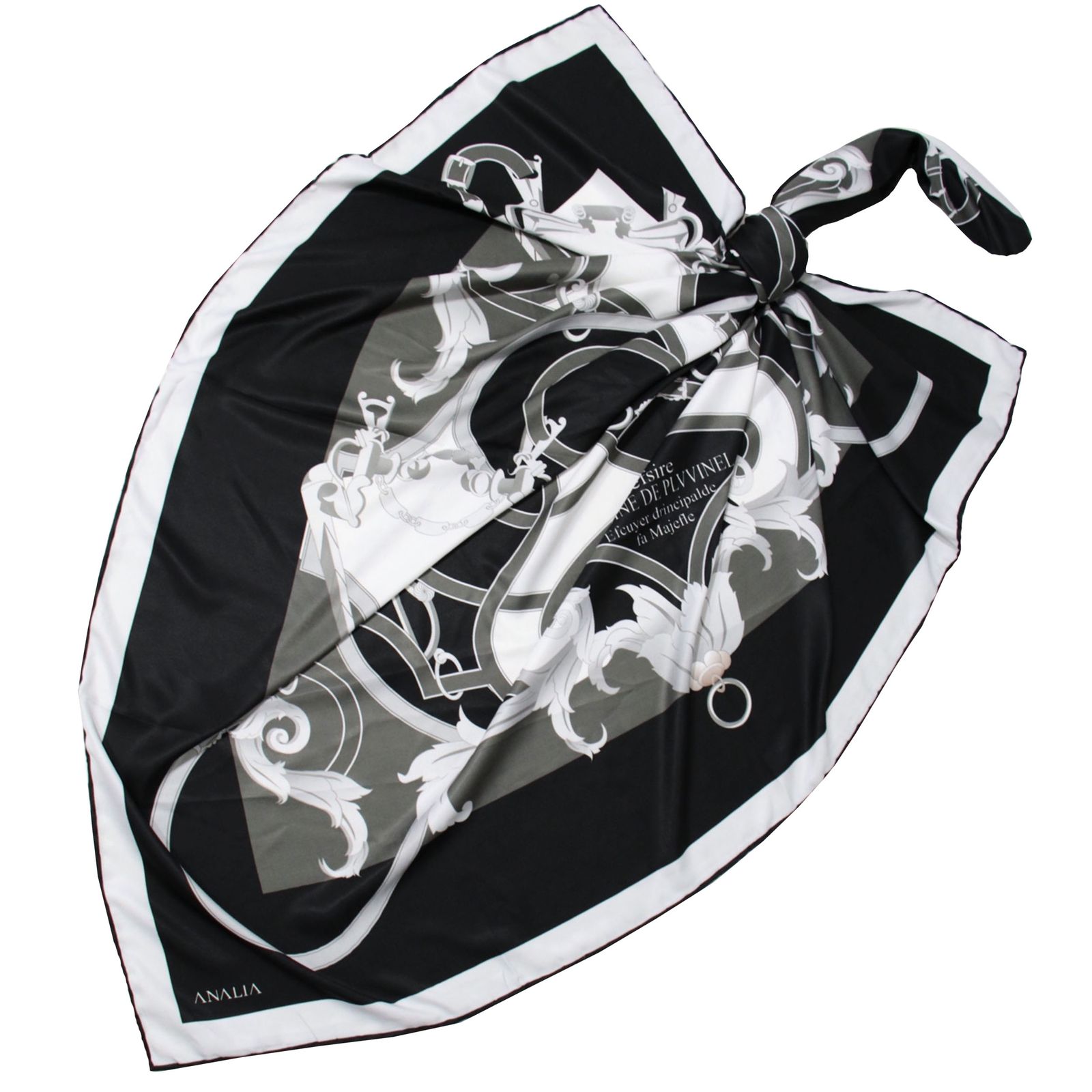 روسری زنانه مدل ابریشم مزونی جدید چهار فصل ana-6056 - - 1