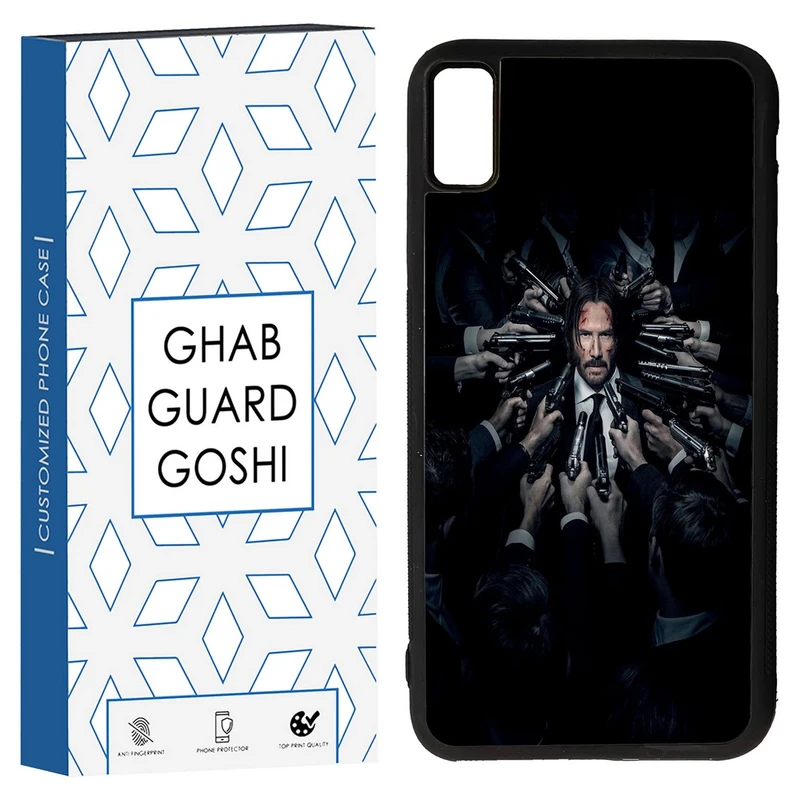 کاور قاب گارد گوشی طرح جان ویک کد TPU-219 مناسب برای گوشی موبایل اپل Iphone XS MAX/ .X MAX