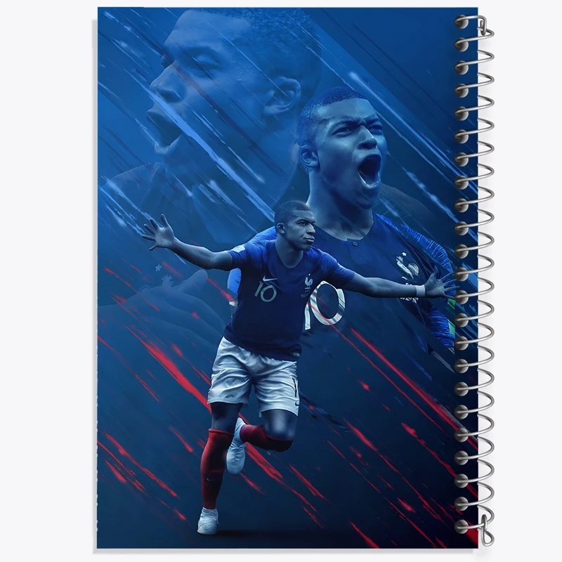 دفتر مشق 100 برگ خندالو طرح کیلیان امباپه کد N2795